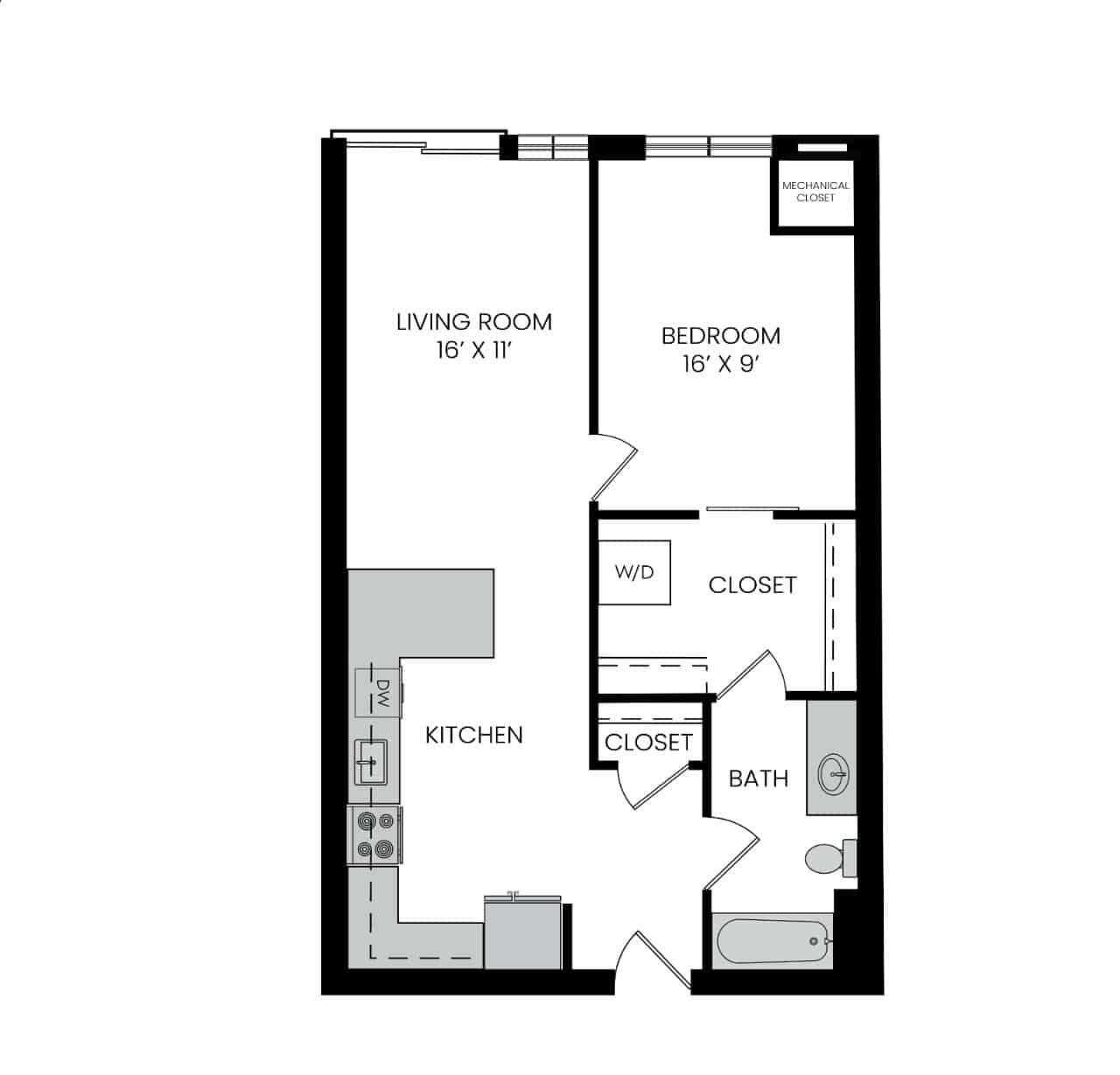 A1 Affordable floor plan